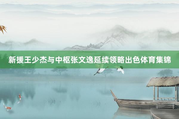 新援王少杰与中枢张文逸延续领略出色体育集锦