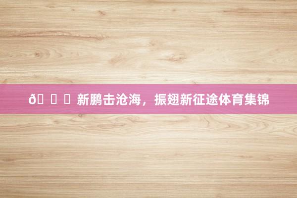 🌊新鹏击沧海，振翅新征途体育集锦